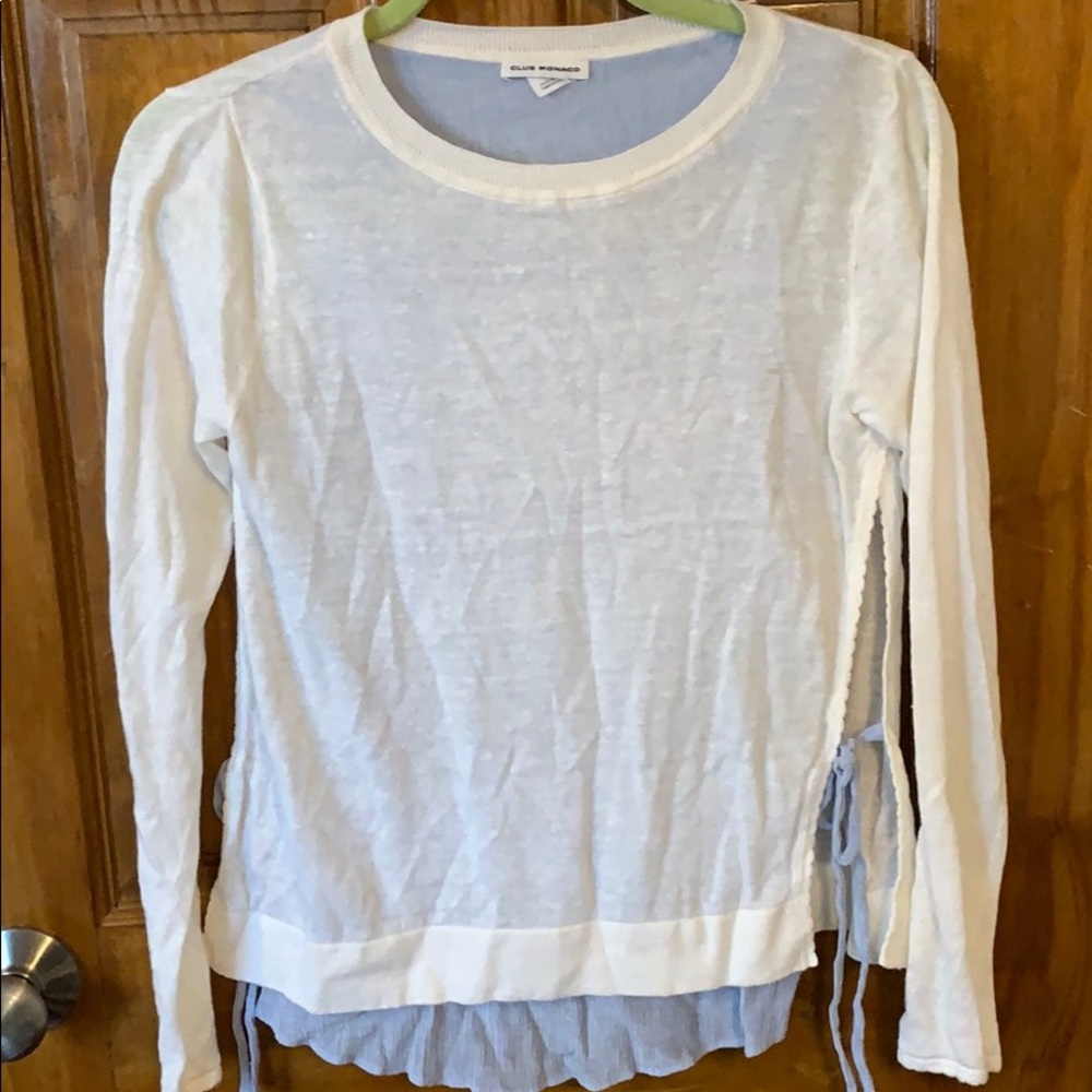 club monaco double layer long sleeve